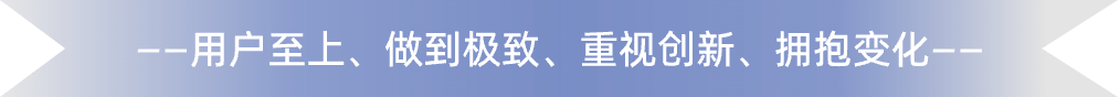 ——用户至上、做到极致、重视创新、拥抱变化——